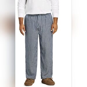 Lands'End Draper James Blue Checkered Pajama Pants Size XL NWOT AP1425